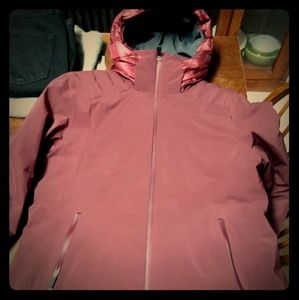 KJUS ski parka in a deep maroon size medium